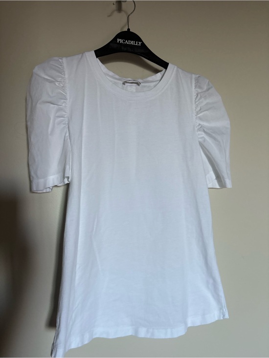 RIANI Tops - RIANI- White Short Sleeve Tee with xsmall